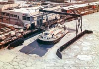 AP1-88 hovercraft with the Scandinavian company SAS -  (credit: The <a href='http://www.hovercraft-museum.org/' target='_blank'>Hovercraft Museum Trust</a>).